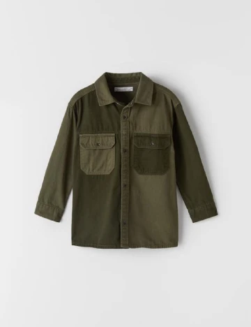 Camasa Zara, verde Verde