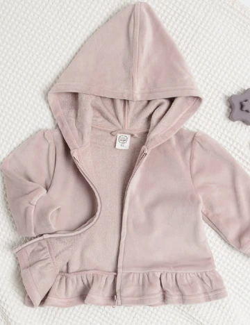 Hanorac Cool Club, roz pudra Roz