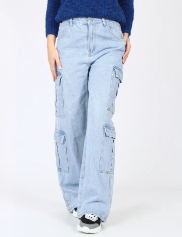 Blugi SHEIN, albastru Albastru