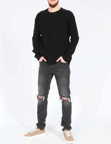 Bluza Bershka, negru Negru