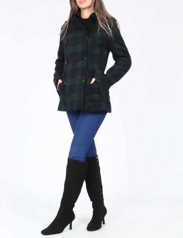 Jacheta Zara, verde/bleumarin