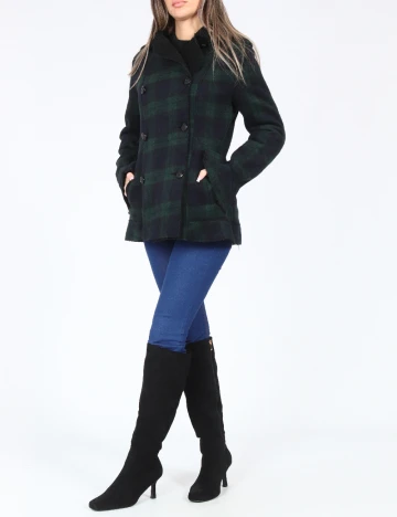 Jacheta Zara, verde/bleumarin Albastru