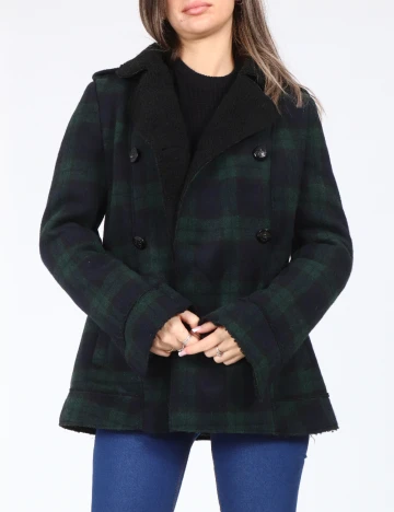 Jacheta Zara, verde/bleumarin Albastru