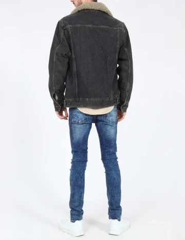 Jacheta Zara, gri inchis Gri