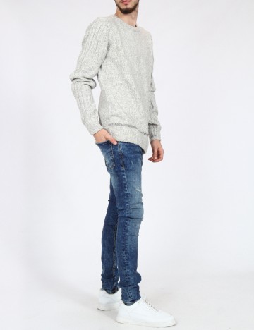 Bluza Pull&Bear, gri