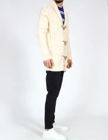 Cardigan Pull&Bear, crem Crem