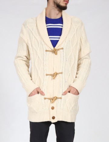 Cardigan Pull&Bear, crem