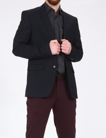 
						Sacou Zara, bleumarin inchis