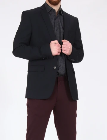 Sacou Zara, bleumarin inchis Albastru