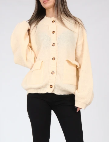 Cardigan SHEIN, piersica Portocaliu