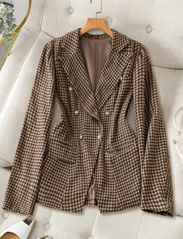 Sacou SHEIN CURVE, maro Maro