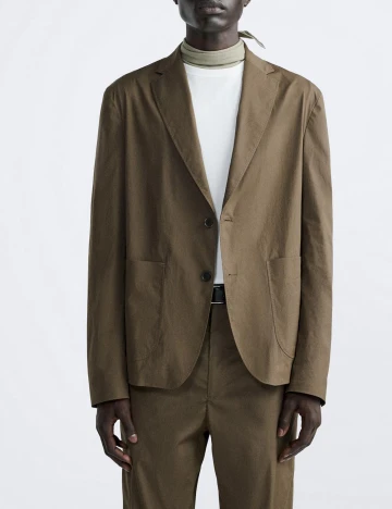 Sacou Zara, kaki Verde