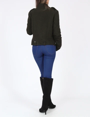 Jacheta Bershka, verde Verde