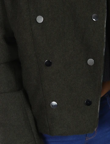 Jacheta Bershka, verde Verde