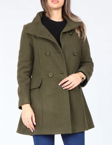 Palton Zara, verde Verde