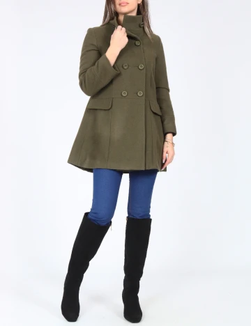 Palton Zara, verde Verde