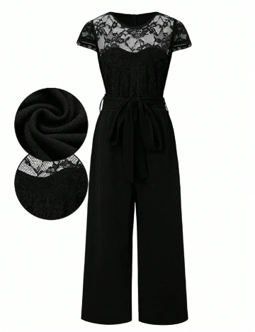 Salopeta SHEIN CURVE, negru Negru