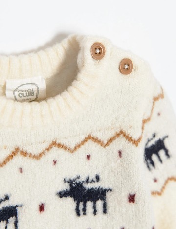 Pulover Cool Club, crem
