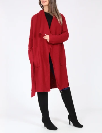 Palton Bershka, rosu Rosu