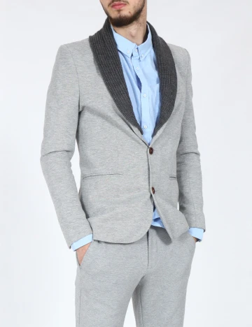 Sacou Bershka, gri Gri