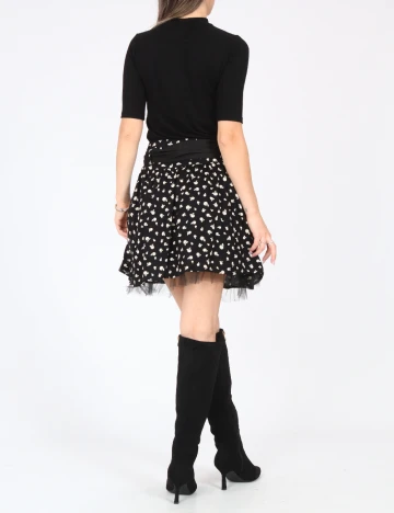 Fusta Zara, negru Negru