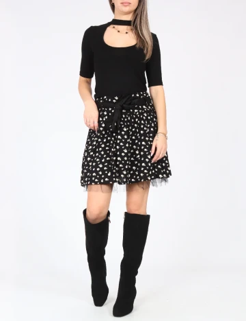 Fusta Zara, negru Negru