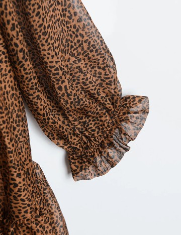 Rochie Cool Club, animal print