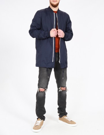 Jacheta Pull&Bear, bleumarin