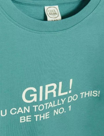 Rochie Cool Club, turcoaz