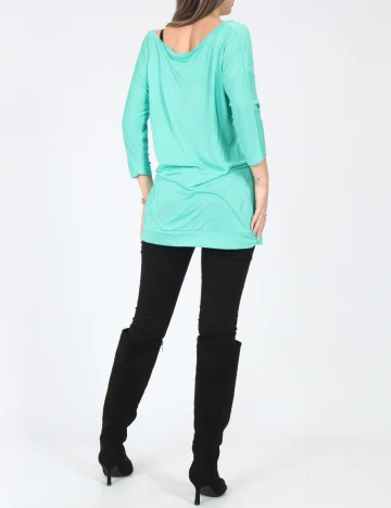 Bluza Pull&Bear, turcoaz Verde