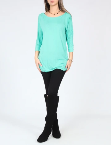 Bluza Pull&Bear, turcoaz Verde