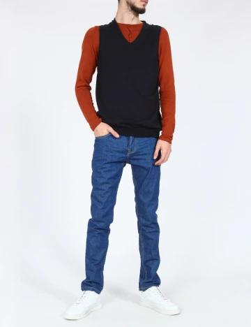 Blugi Pull&Bear, albastru Albastru