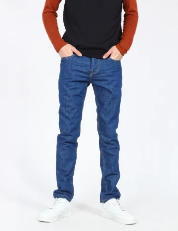 Blugi Pull&Bear, albastru Albastru