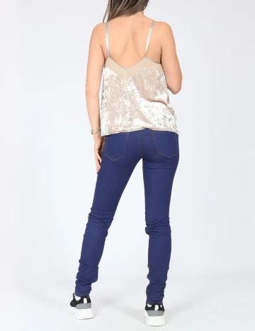 Blugi Pull&Bear, albastru Albastru