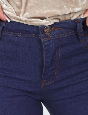 Blugi Pull&Bear, albastru Albastru