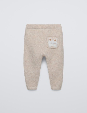 Pantaloni Zara, crem