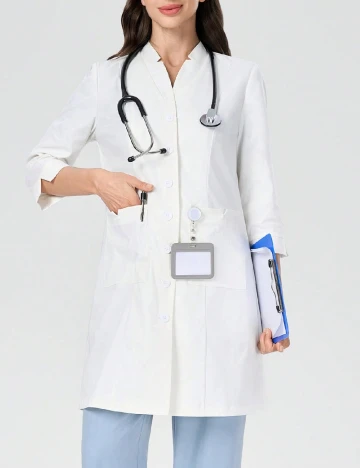 Halat SHEIN, alb Alb