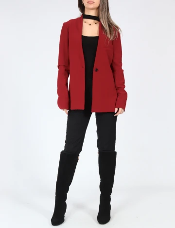 Sacou Zara, rosu Rosu