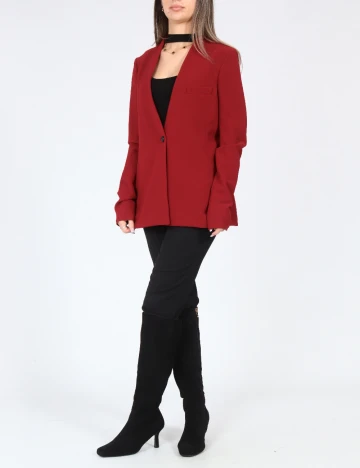 Sacou Zara, rosu Rosu