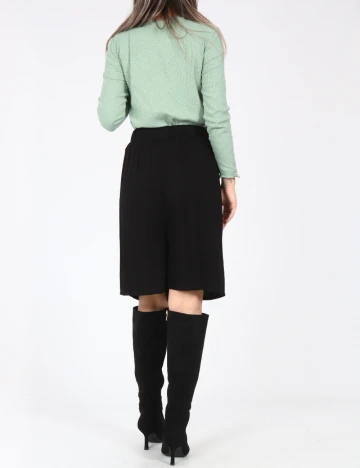 Pantaloni scurti Zara, negru Negru