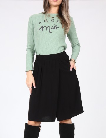 Pantaloni scurti Zara, negru