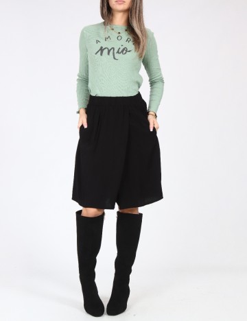 
						Pantaloni scurti Zara, negru