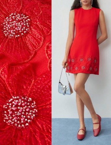 
						Rochie scurta MOTF, rosu