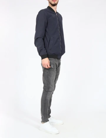 Jacheta Pull&Bear, bleumarin Albastru