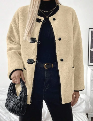 Jacheta SHEIN, crem Crem