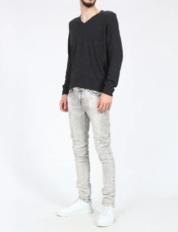 Blugi Bershka, gri Gri