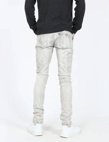 Blugi Bershka, gri Gri