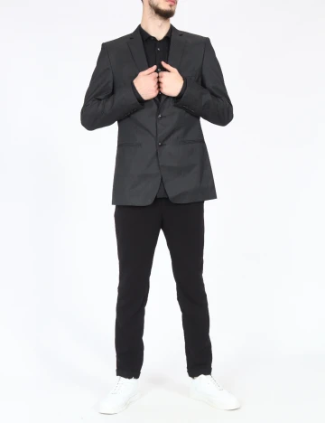 Sacou Zara, gri inchis Gri