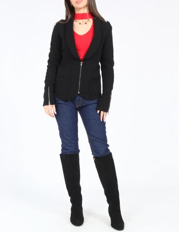 Jacheta Zara, negru Negru