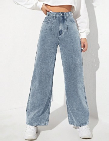 
						Blugi SHEIN, albastru